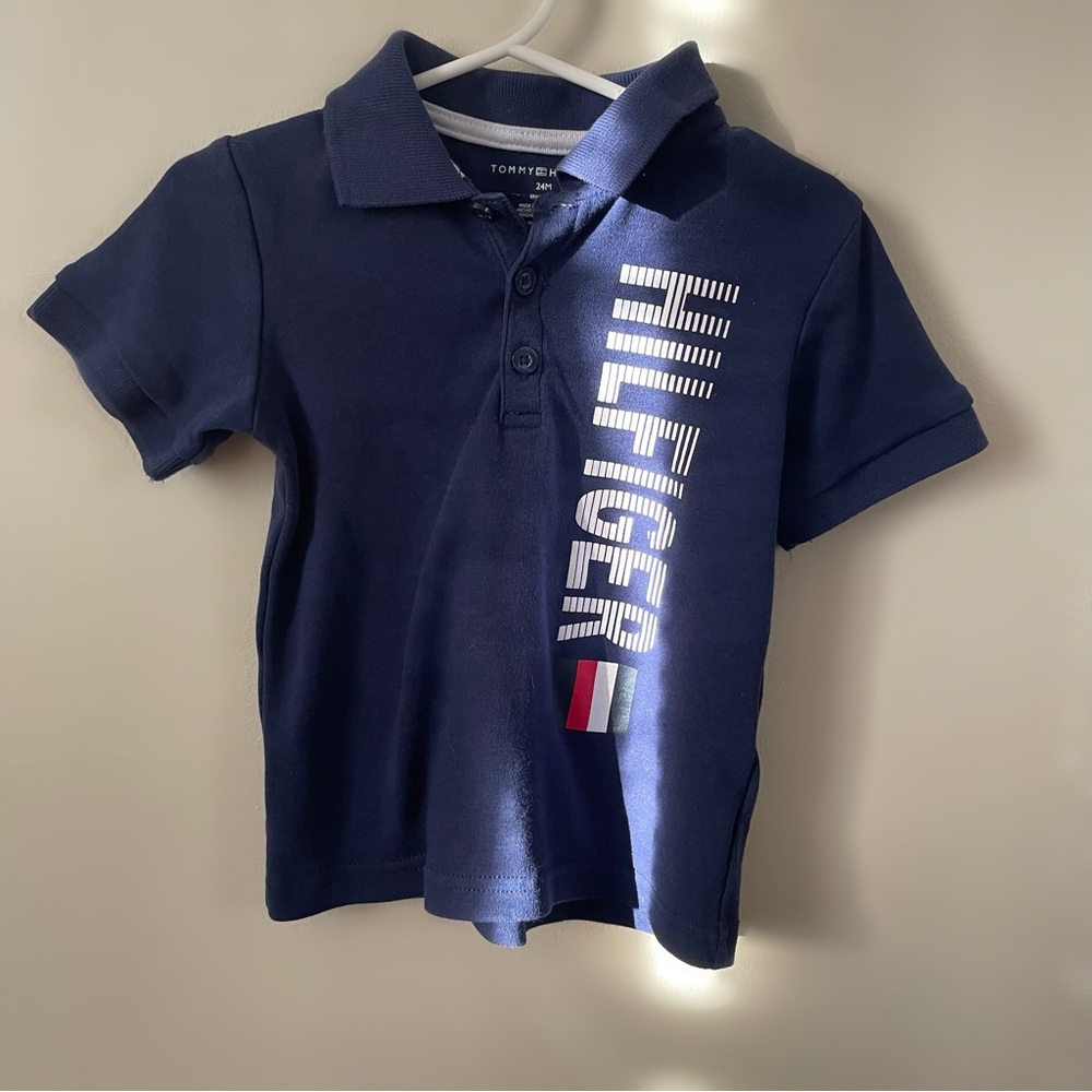 Toddlers Tommy Hilfiger Polo Top | 24 months | navy blue